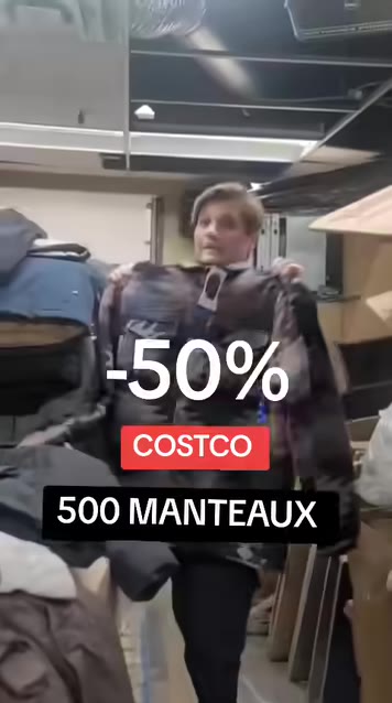 Arrivage massif de vêtements à -50%