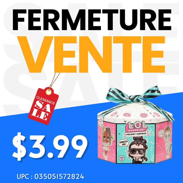 Vente de fermeture - tout doit partir jusqu'à -80%