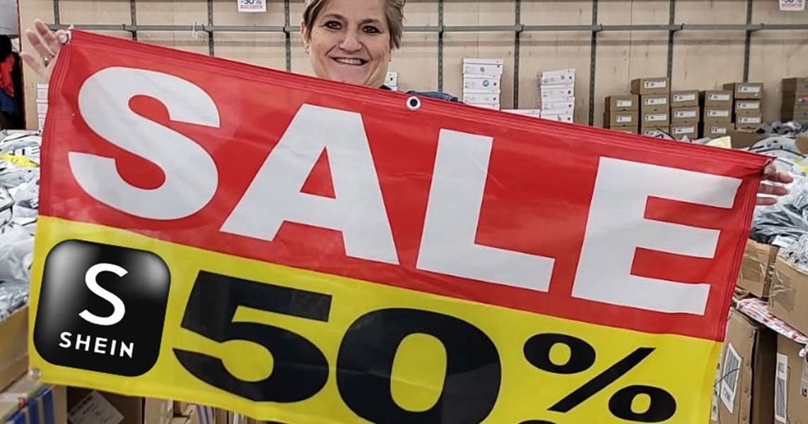 Vente d'entrepôt Shein -50%