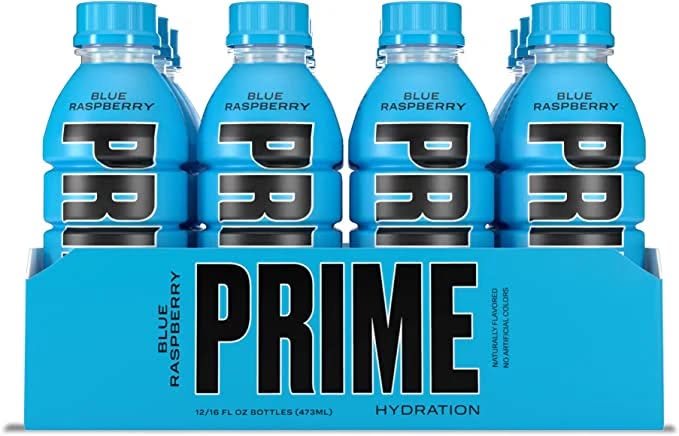 Prime Hydration caisses de 12 bouteilles