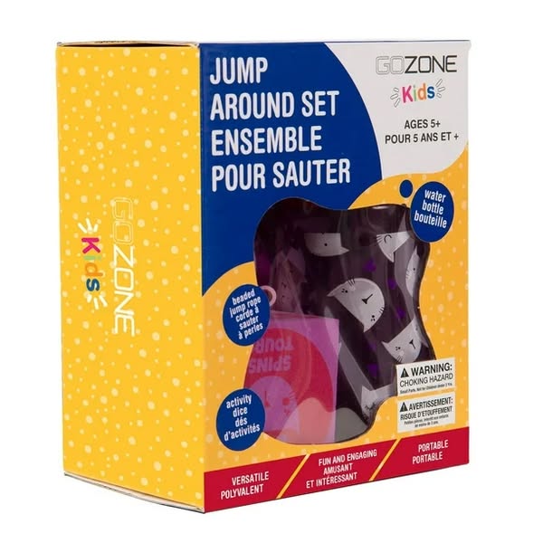 Ensemble pour sauter GoZone Kids (thème chats)
