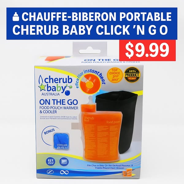 Chauffe-biberon portable Cherub Baby Click 'n Go