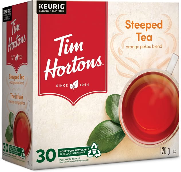 Capsules thé Tim Hortons Orange Pekoe (30 K-Cup)
