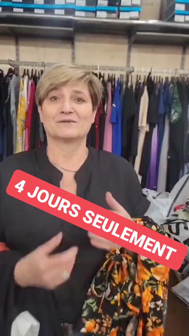 Vente choc chaussures et vêtements SHEIN chez Shooze Entrepôt