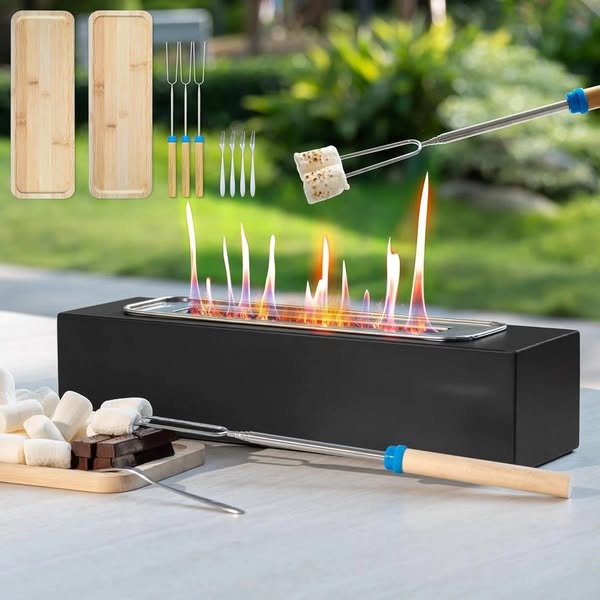 Kit à s'mores complet avec mini foyer portatif