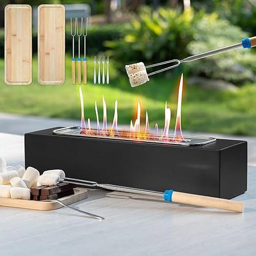 Foyer de table Tabletop Fire Pit + kit s'mores