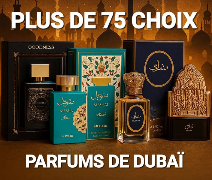 Parfums de Dubai (plus de 75 choix)