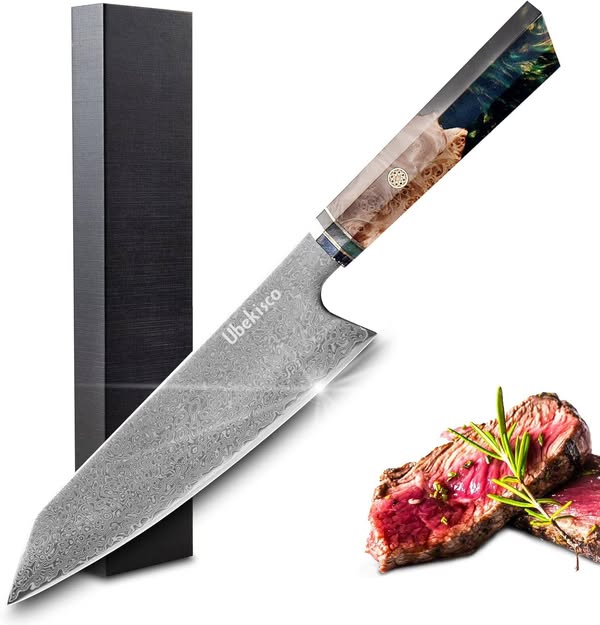 Couteaux de chef Damas premium