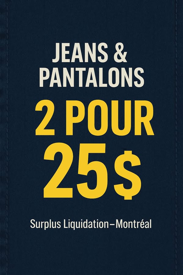 Jeans & pantalons homme/femme