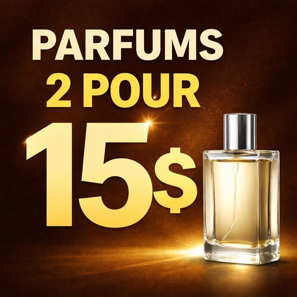 Parfums 100 ml homme et femme