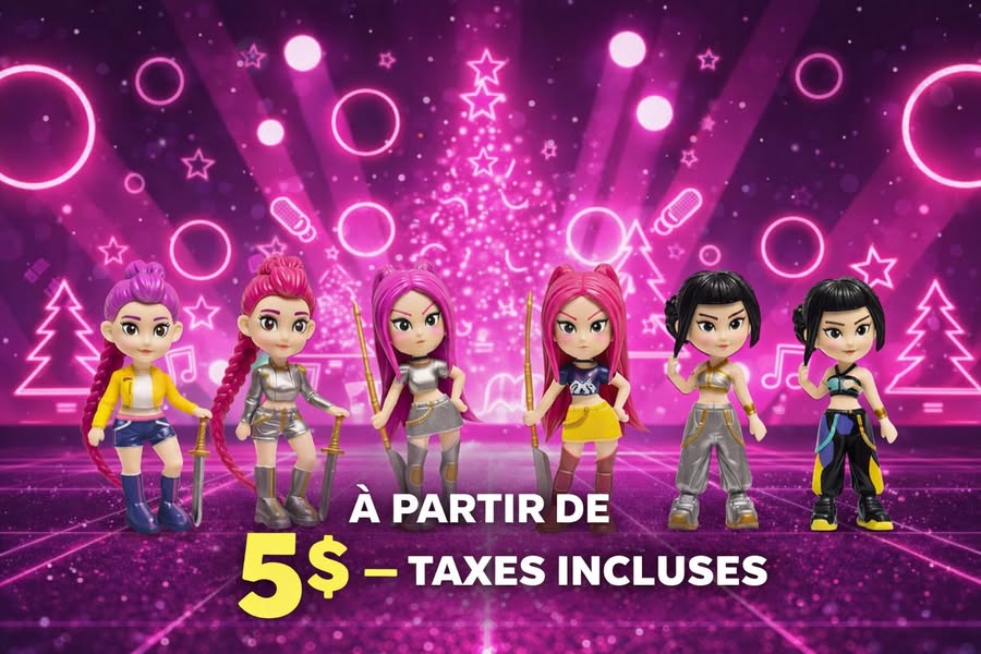 Jouets avant Noël à partir de 5$