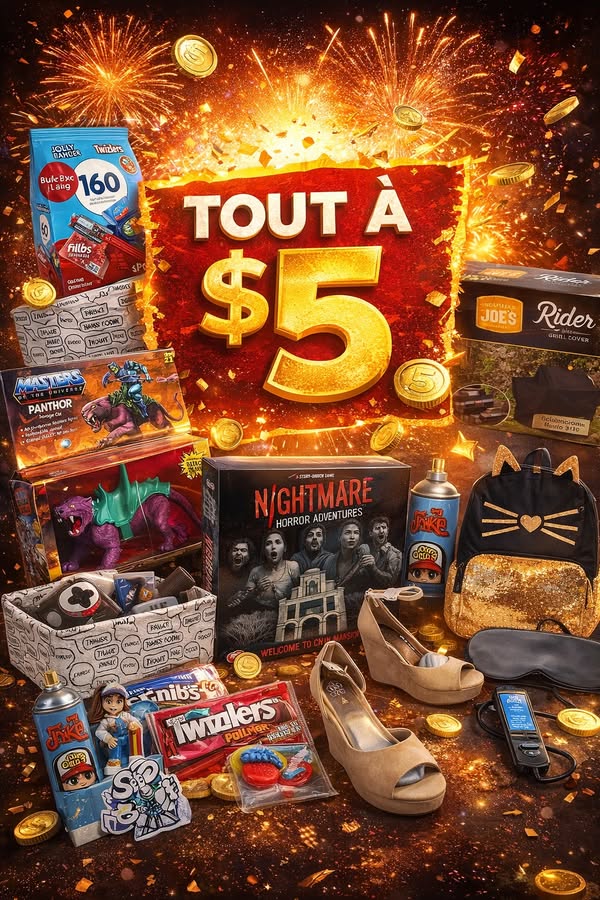 Flash sale jouets, sacs, chaussures et articles divers
