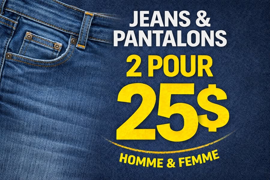 Jeans et pantalons homme et femme