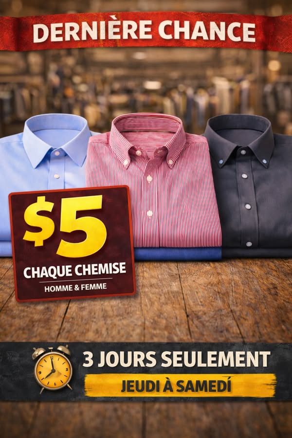 Chemises homme et femme