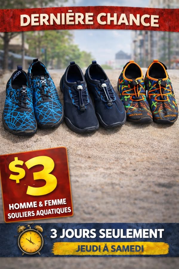 Souliers aquatiques homme et femme