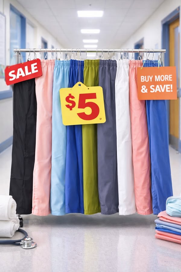 Pantalons scrub médicaux