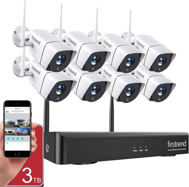 Kit NVR sans fil 8 caméras Firstrend (arrivage)