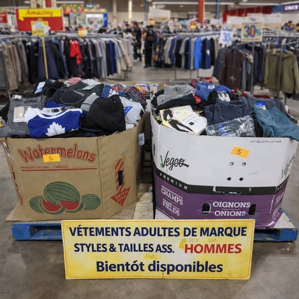 Vêtements adultes de marque (arrivage à venir)
