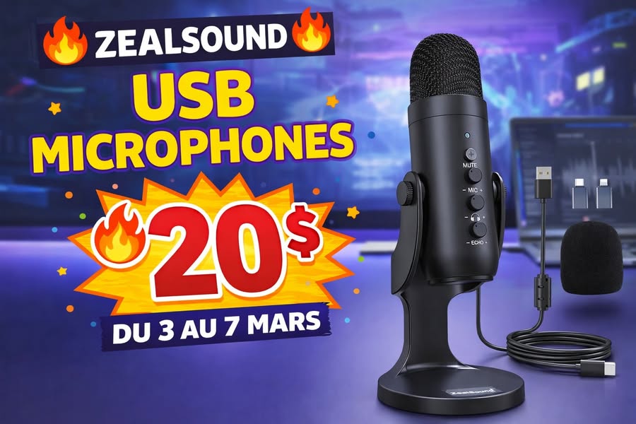 Microphone USB Zealsound