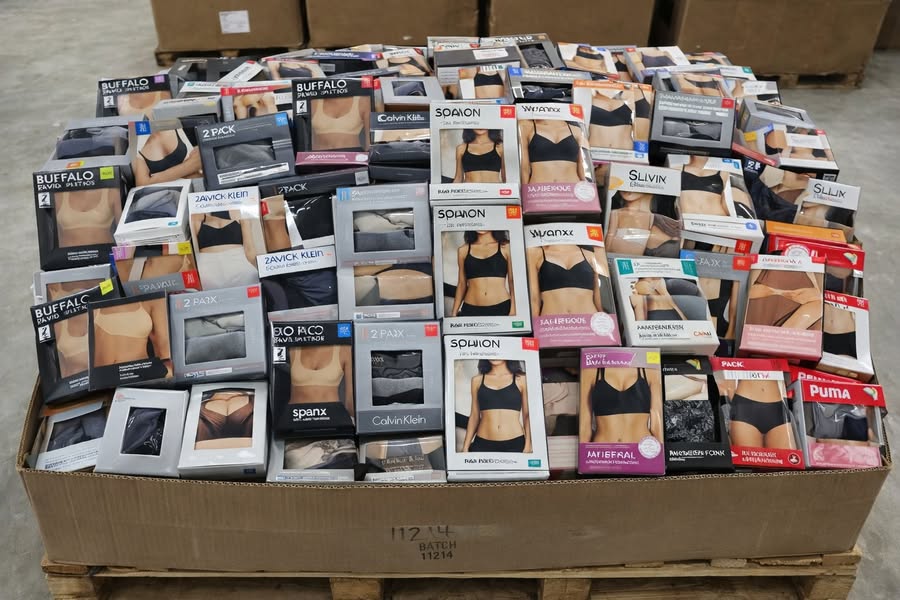 Arrivage de vêtements et sous-vêtements de marques
