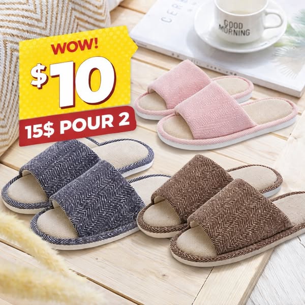 Pantoufles confort