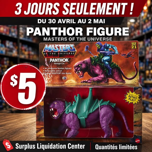 Figurine Panthor Masters of the Universe