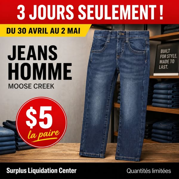 Jeans homme Moose Creek