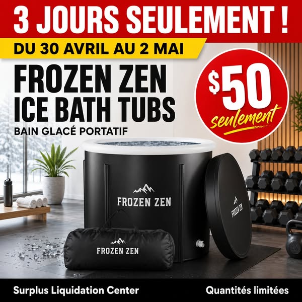 Bain glacé portatif Frozen Zen