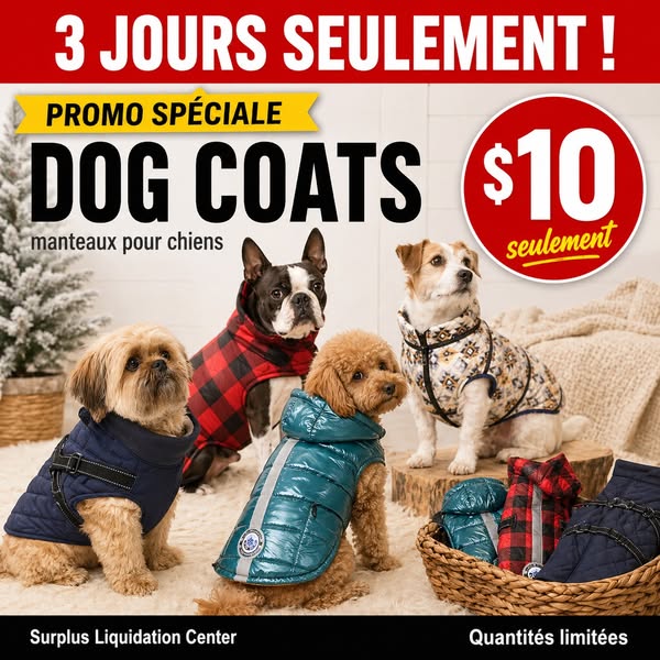 Manteaux pour chiens