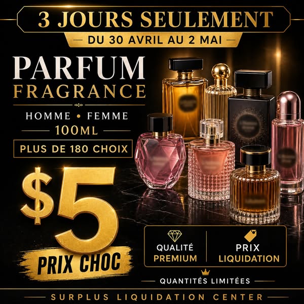 Parfums format 100ml