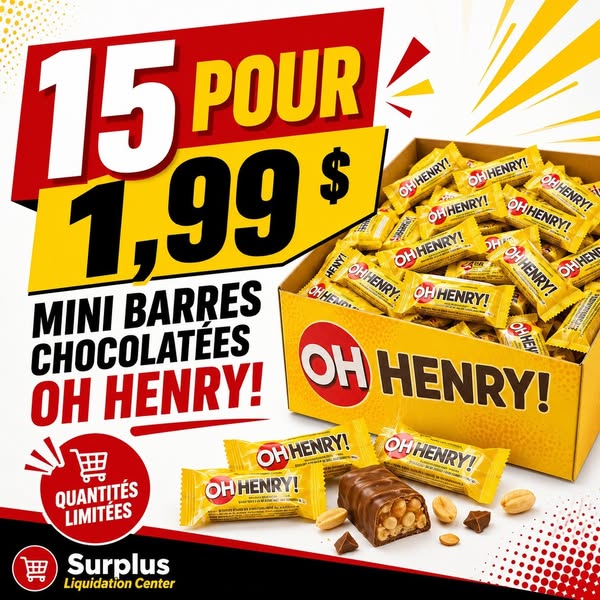 Mini barres Oh Henry!