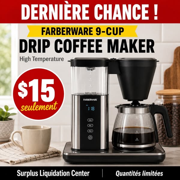 Cafetière Farberware 9 tasses