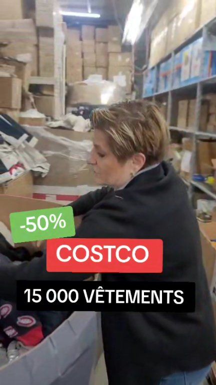Nouveau camion Costco - plus de 15000 vêtements