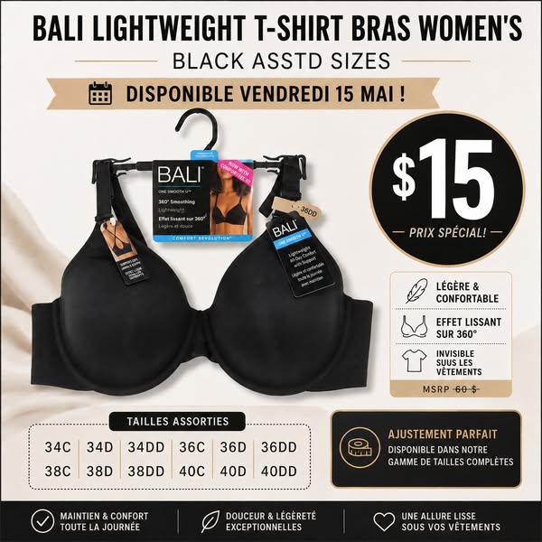 Soutiens-gorge Bali Lightweight T-Shirt Bra