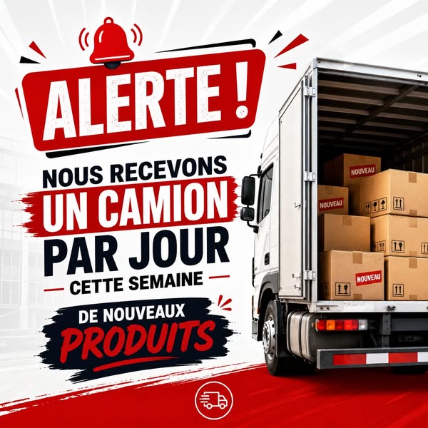 Nouveaux arrivages quotidiens en magasin