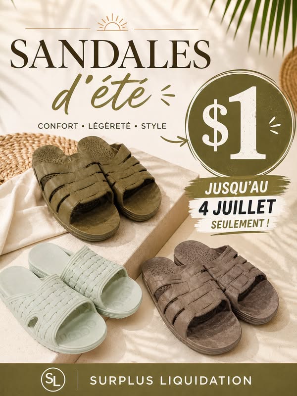 Sandales d'été