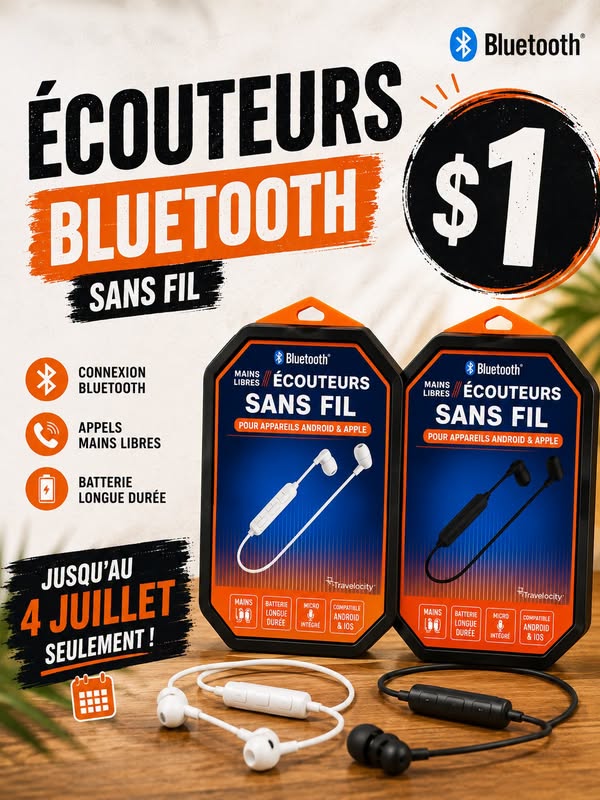 Écouteurs Bluetooth
