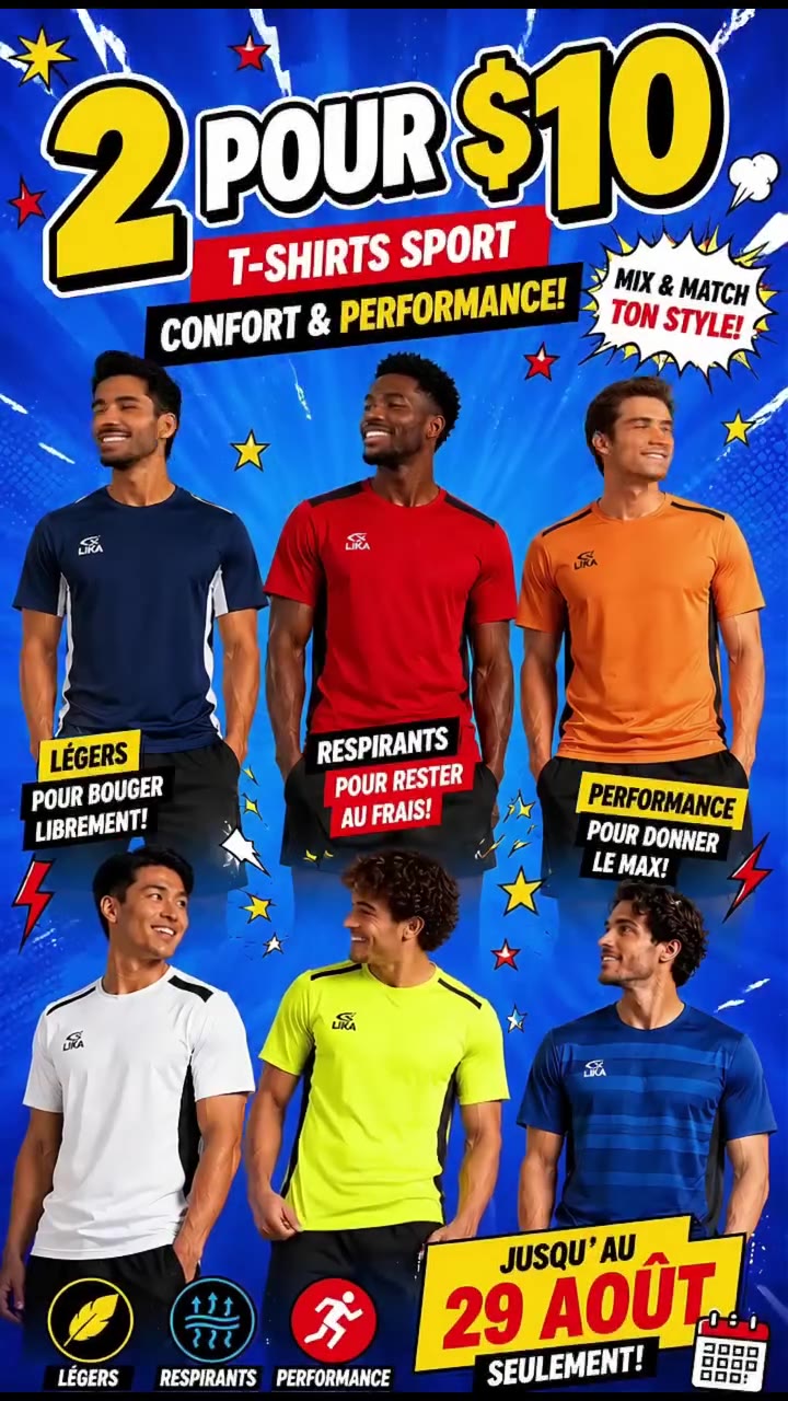 T-shirts sport
