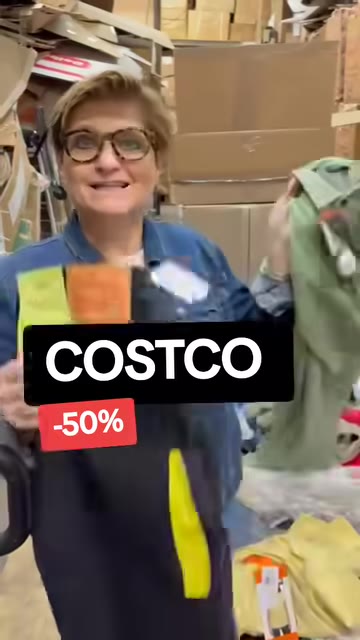 Vêtements Costco à moitié prix