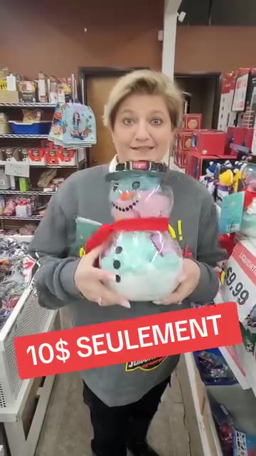 Bonhomme de neige rempli de bombes de bain