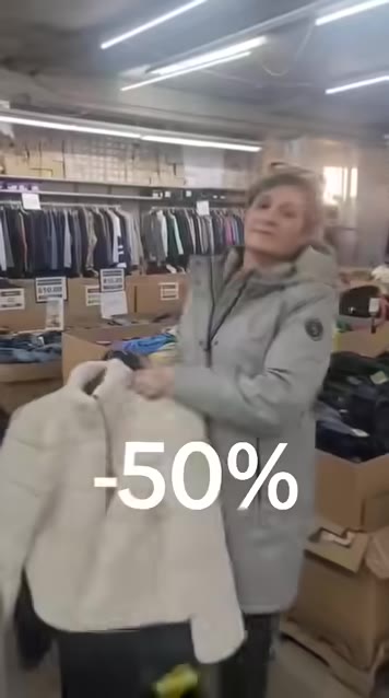 Arrivage massif de vêtements Costco à -50%