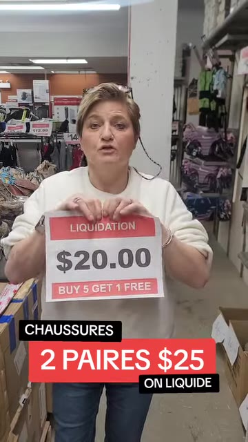 Liquidation de chaussures