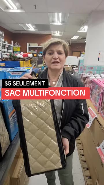 Sac multifonction (Crème & Bleu)