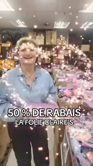 Liquidation accessoires Claire's a moitie prix