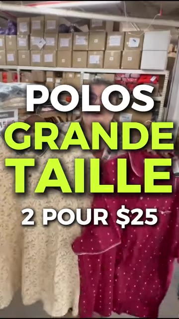 Polos grande taille