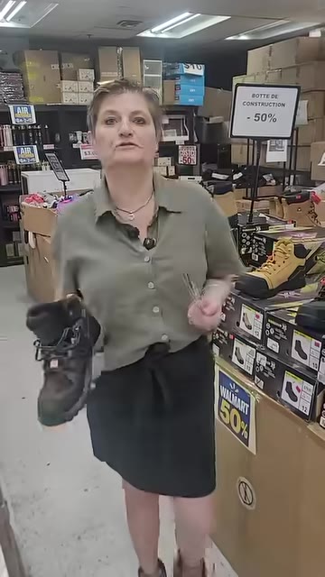 Chaussures de sécurité à embout d'acier