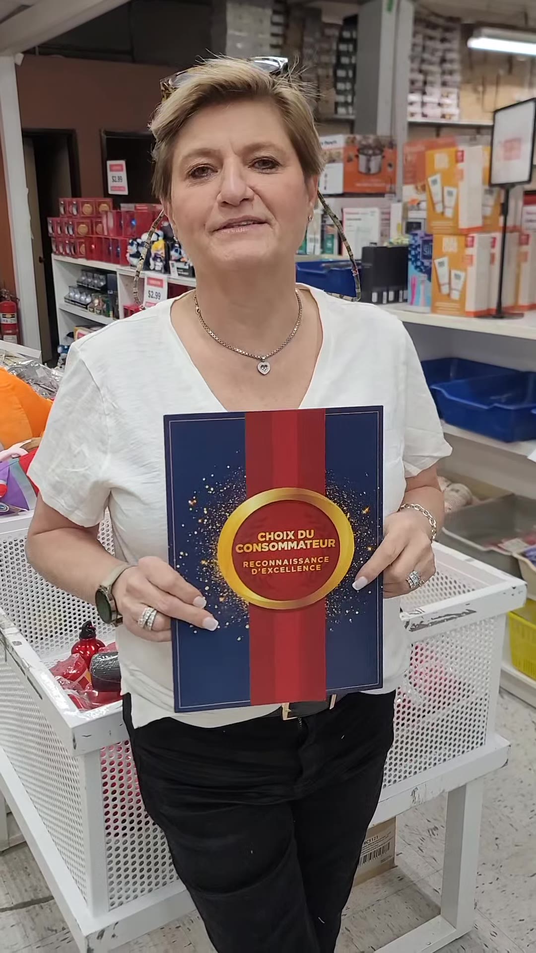 Prix du Choix du Consommateur - remerciement aux clients