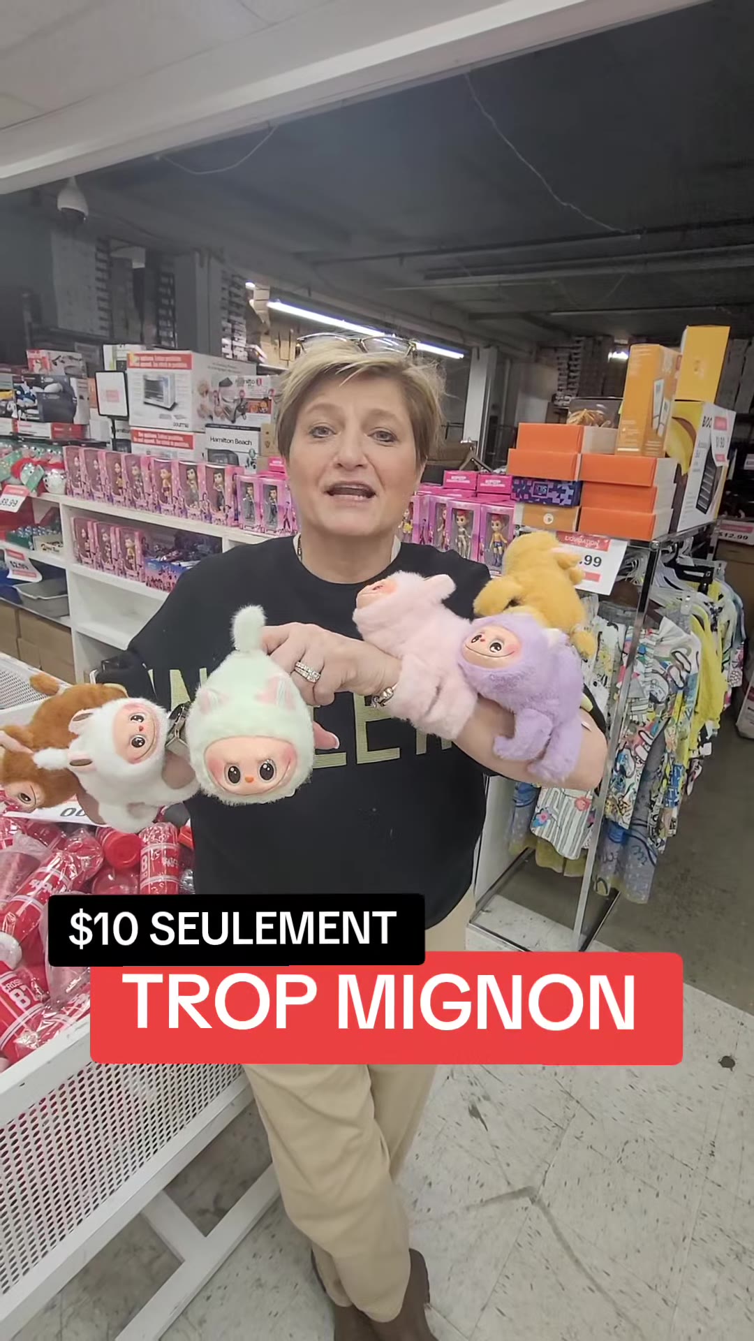 Peluches mignonnes en liquidation