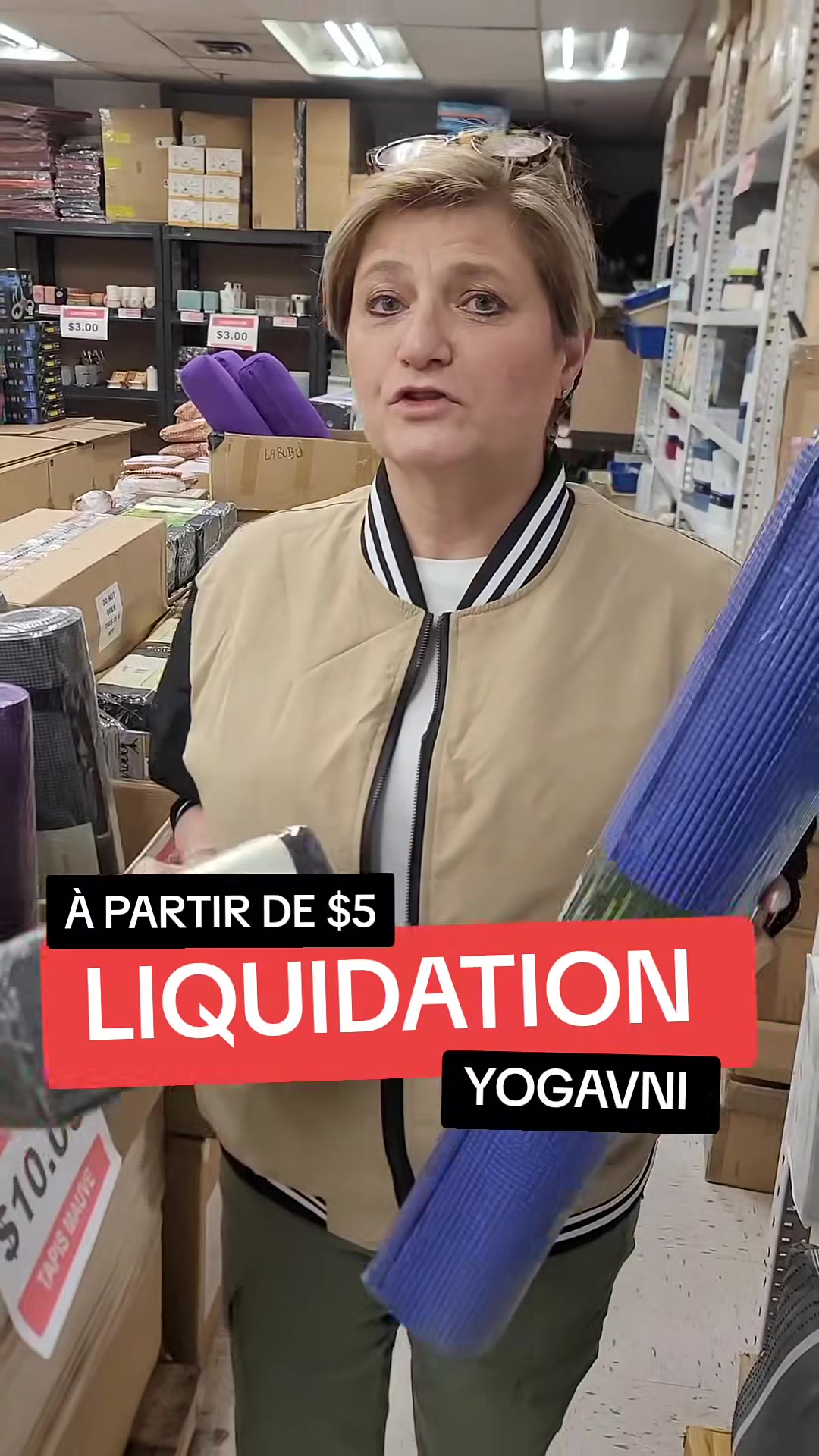Liquidation d'articles de yoga Yogavni