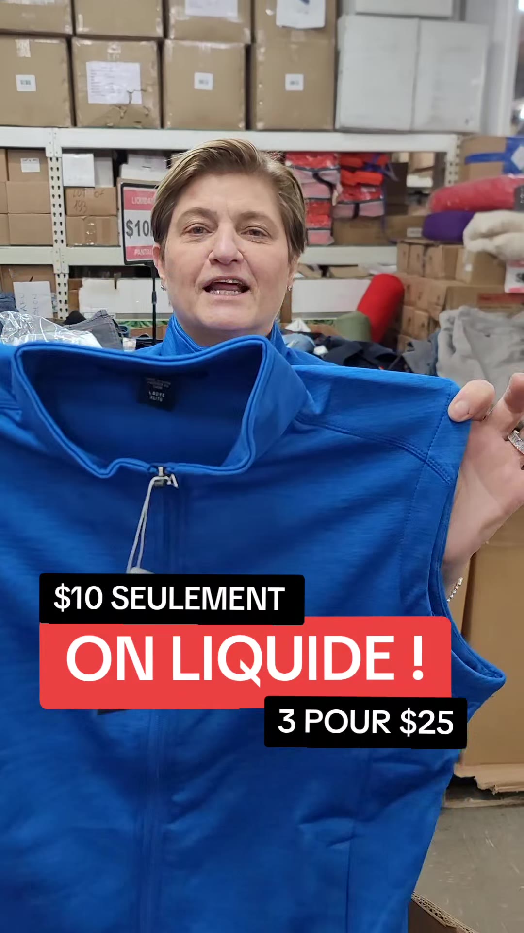 Vestes sans manches